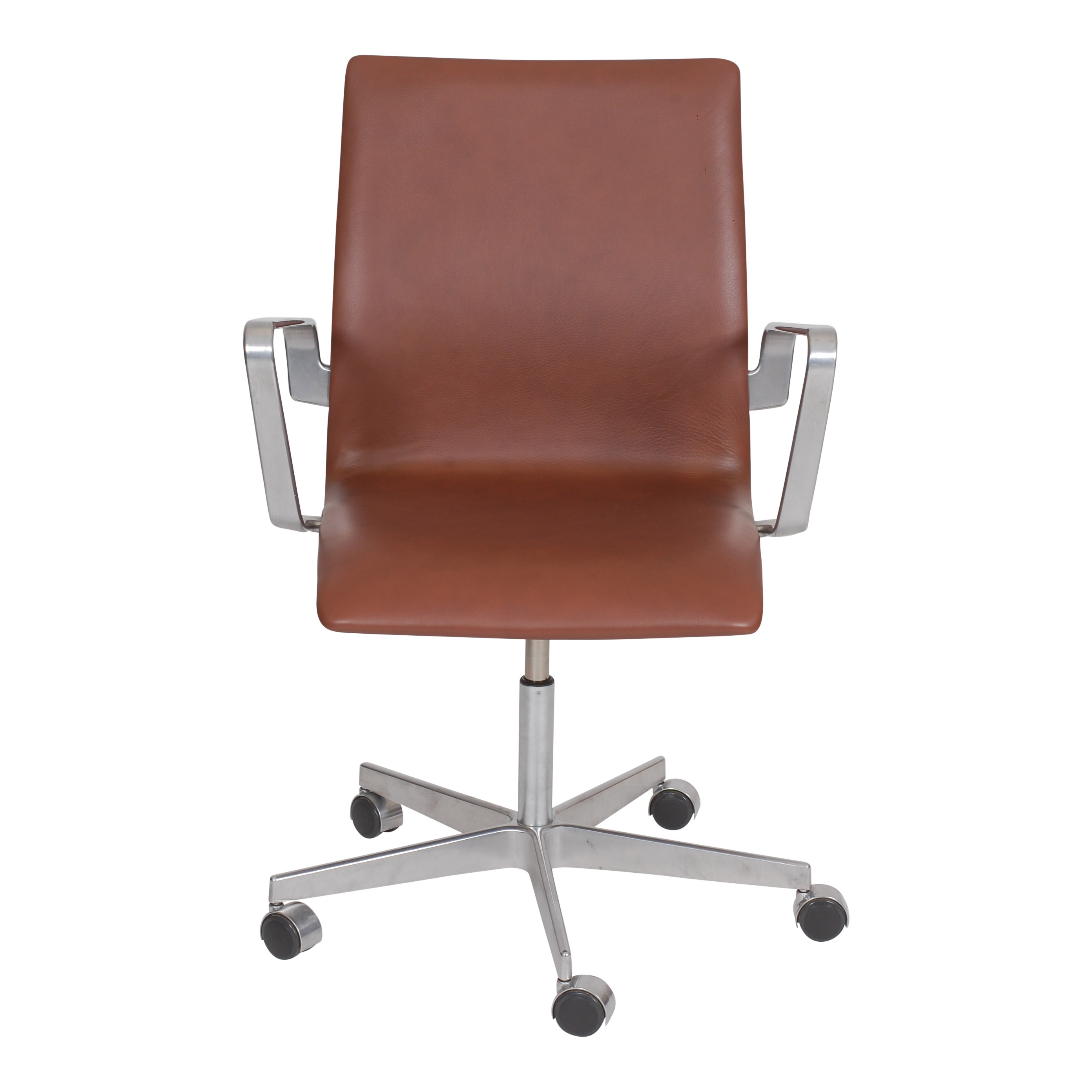 Arne Jacobsen Oxford office chair with mokka classic leather - CPH